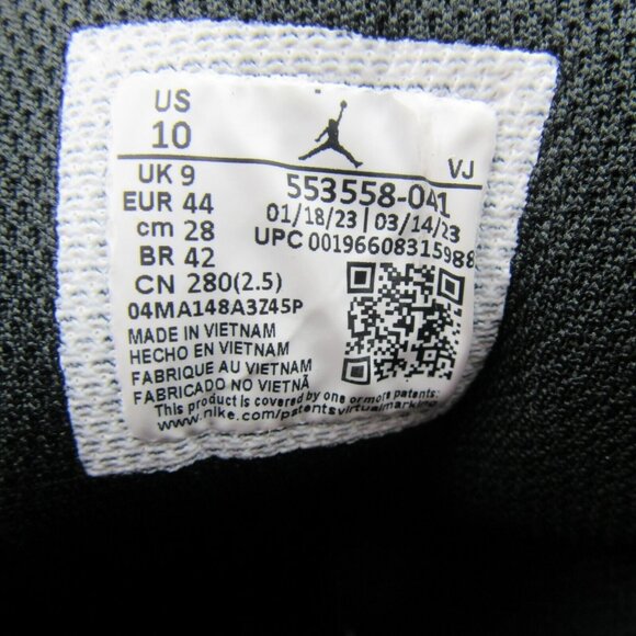 Air Jordan 1 Low University Blue Black Sneakers Men's Size 10 NEW - Picture 9 of 16